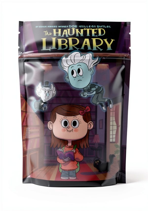The Haunted Library: A Children's Ghost Story by Grosset & Dunlap-0