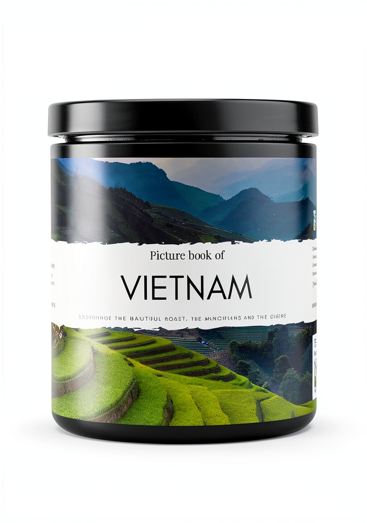 Installing Vietnam Travel Photography Kindle Book Asian Coffee Table Series on a wooden desk