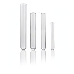 Kimax Borosilicate Glass 4mL Disposable Culture Tube with Rim Top-0