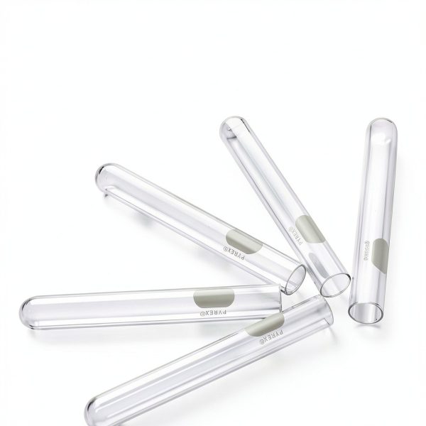 PYREX 9mL Rimless Reusable Culture Tubes Glass Pack of 50-2