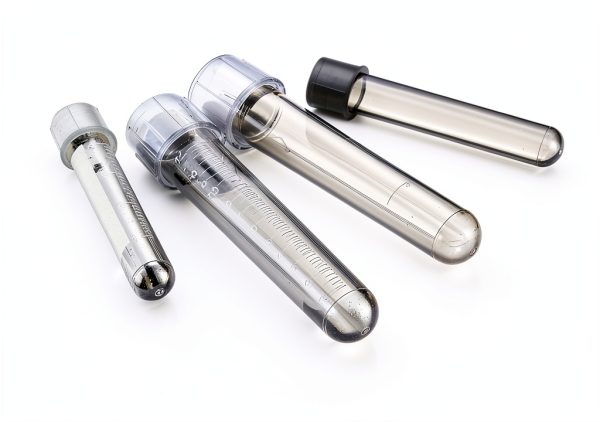 Cell Culture Tubes Alkali Scientific PP 12×75mm Sterile Dual Plug Caps-0