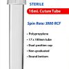 Polypropylene Culture Tube Globe Scientific 110178 14mL Sterile Cap-1